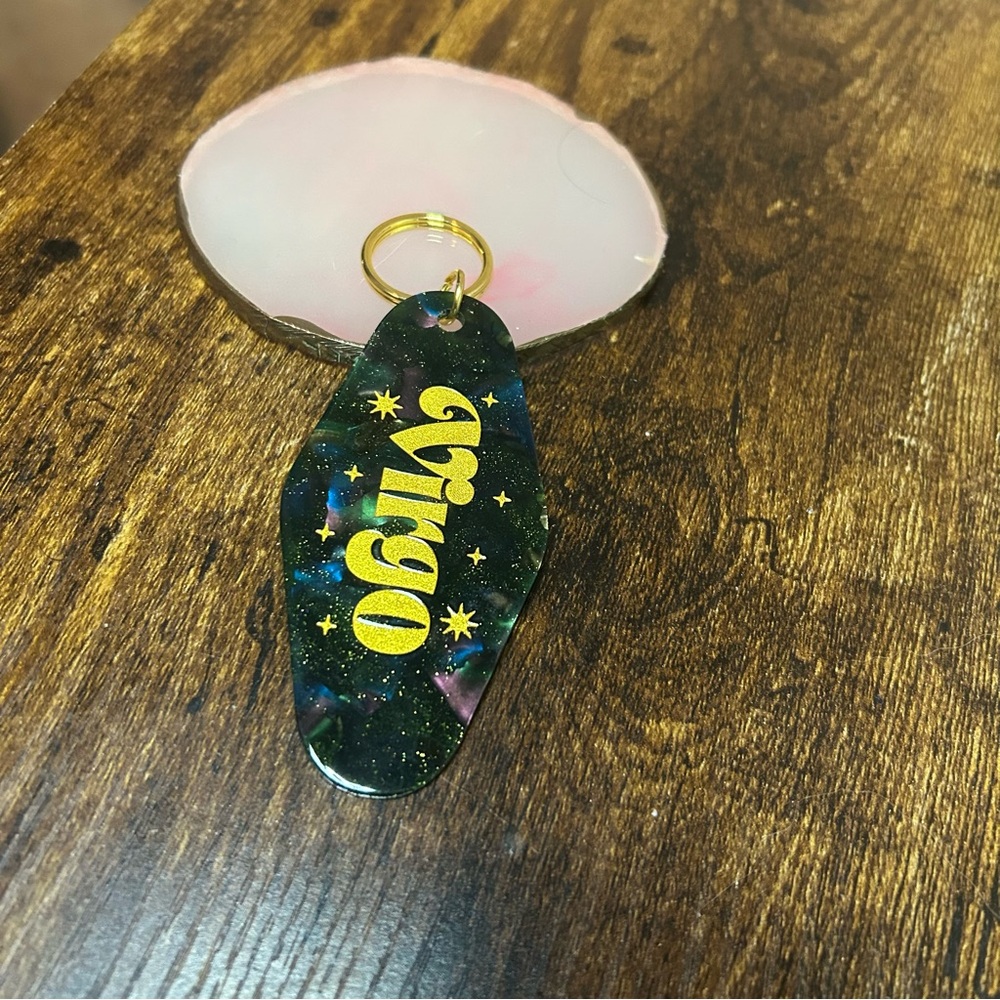 Astrology Virgo Keychain